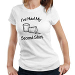 I've Had My Second Shot Tshirt Fitted Ladies