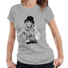 Stevie Nicks Young Top Hat Fitted Ladies Tshirt