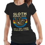 Sloth Running Team Ladies Tshirt