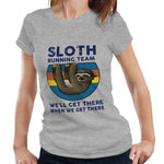 Sloth Running Team Ladies Tshirt