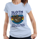 Sloth Running Team Ladies Tshirt