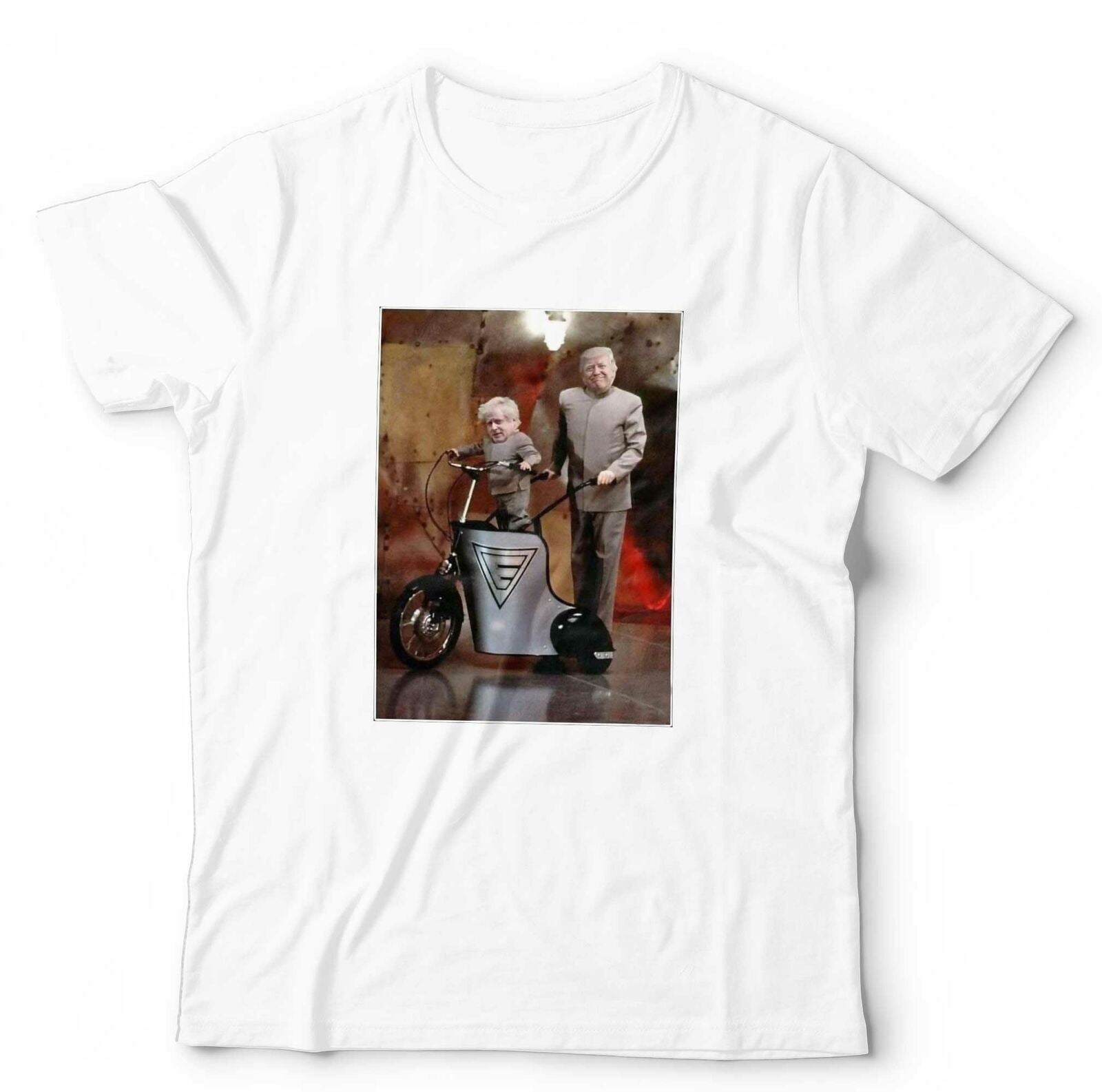 Dr Evil Trump and Boris Johnson Mini Me Tshirt