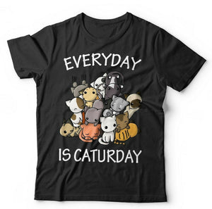 Everyday Is Caturday Tshirt Unisex & Kids