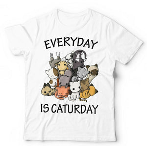 Everyday Is Caturday Tshirt Unisex & Kids