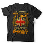 I'm A Grumpy Old British Armed Forces Veteran Tshirt Unisex