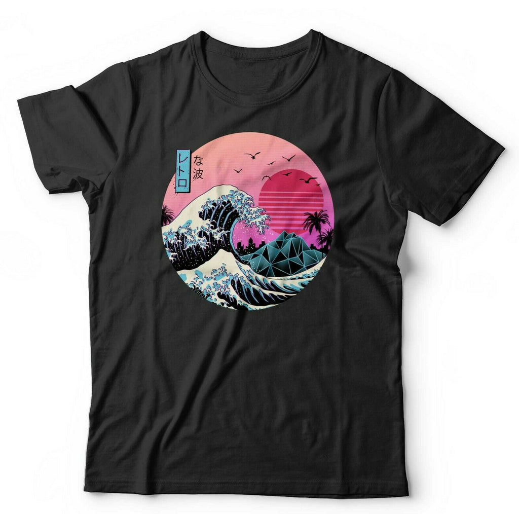 Retro Great Wave Tshirt Unisex