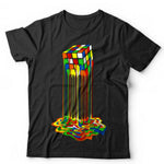 Melted Rubik Cube Tshirt Unisex