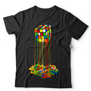 Melted Rubik Cube Tshirt Unisex