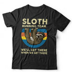 Sloth Running Team Tshirt Unisex