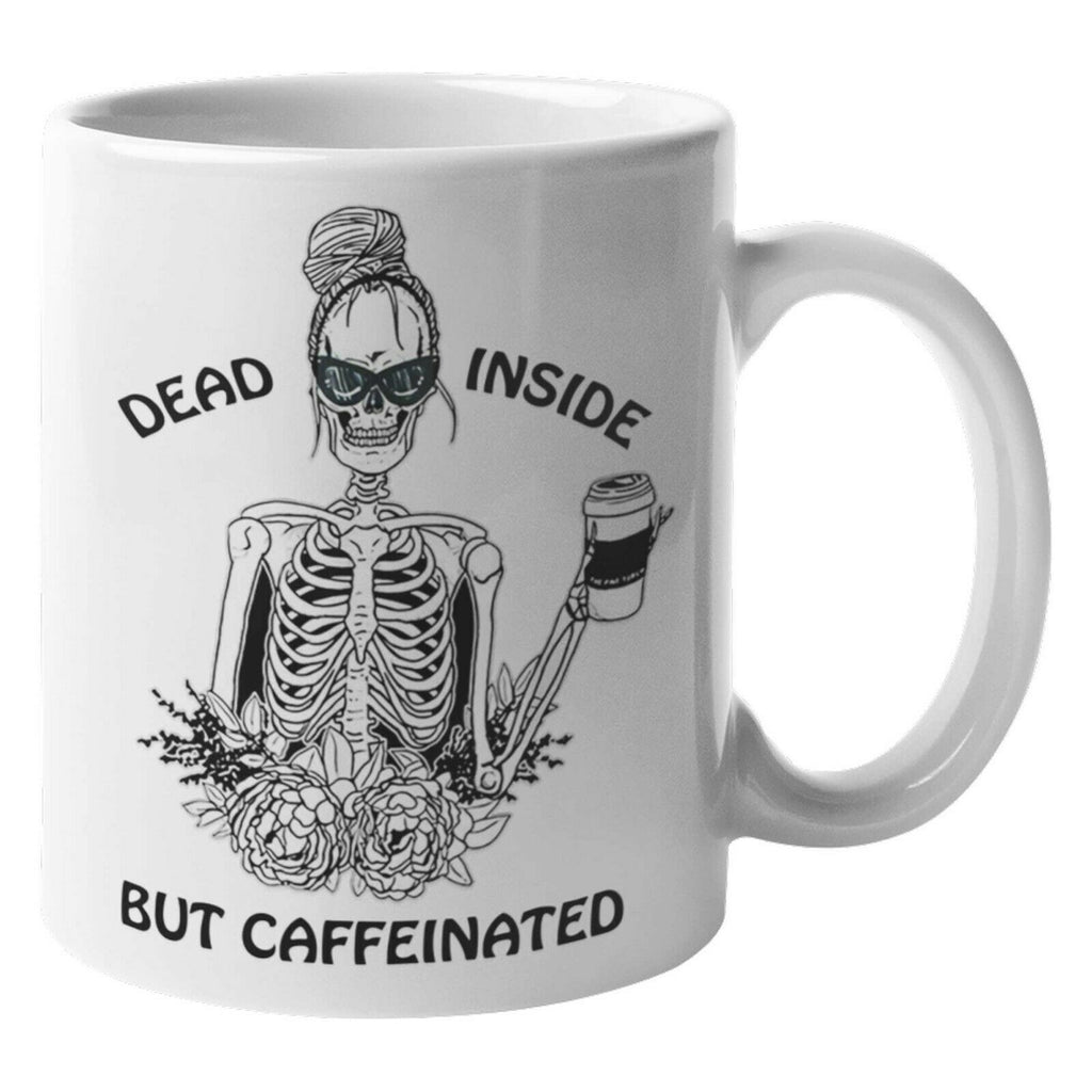 Dead Inside But Caffeinated Mug