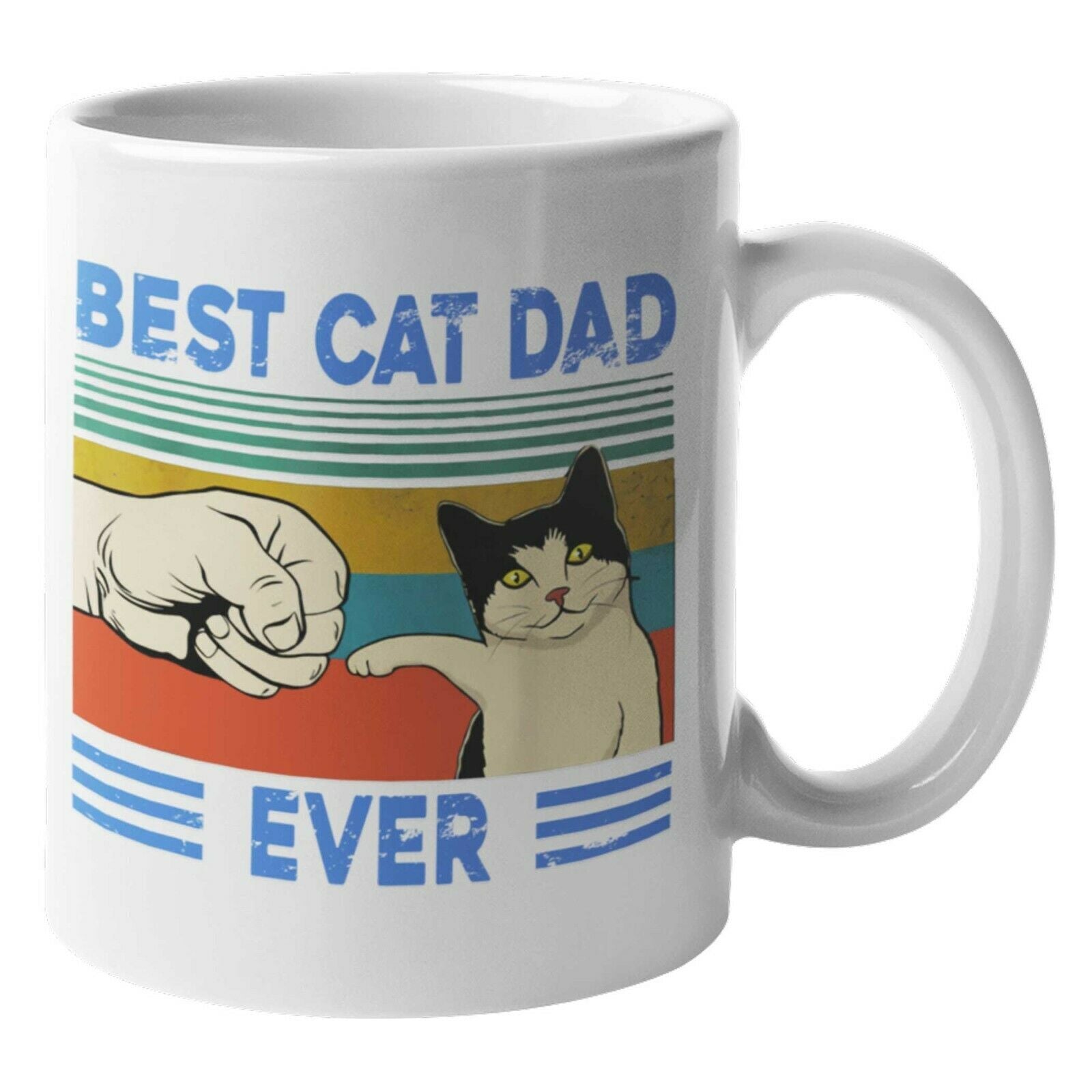 NEW Best Cat Dad Ever 3 Mug