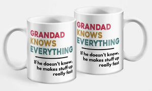 Grandad Knows Everything Mug