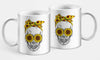 Sunflower Skull Mug