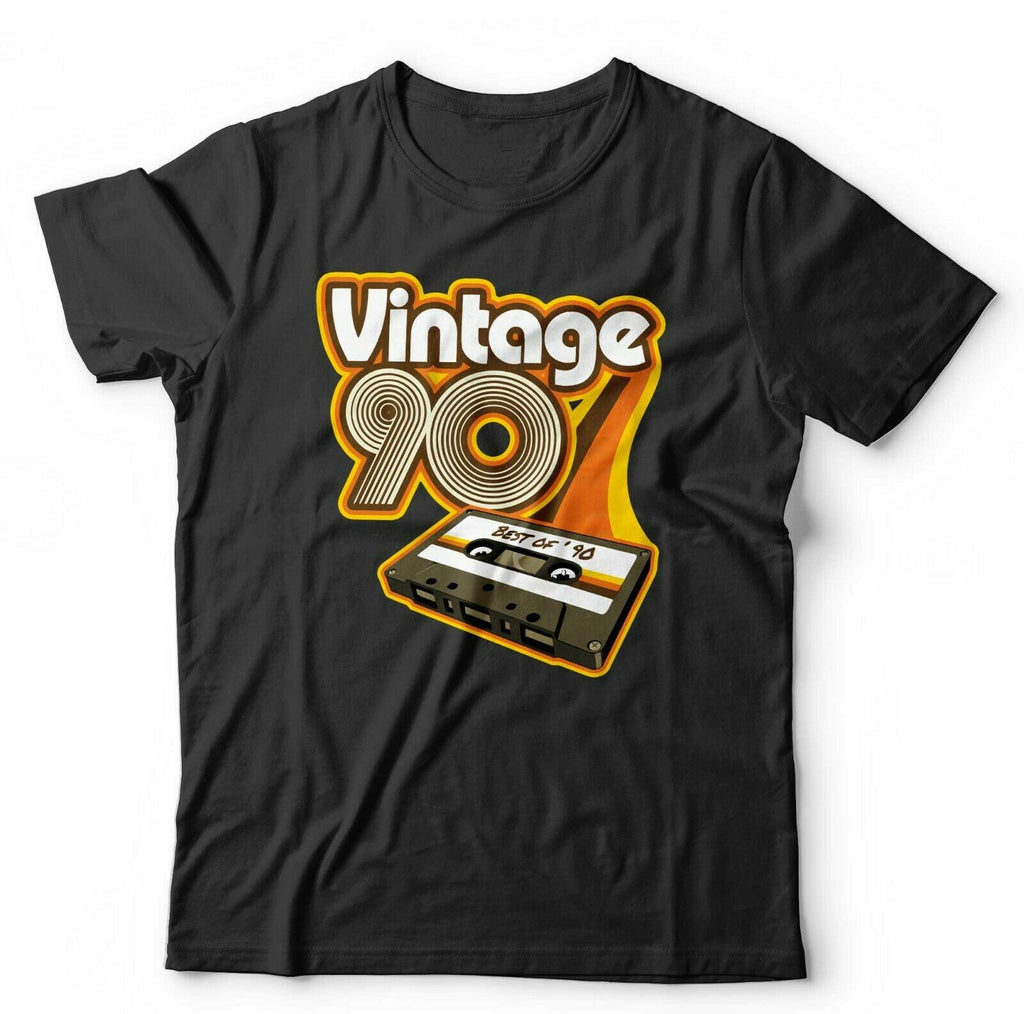 Vintage 90's Cassette Tape Tshirt Unisex