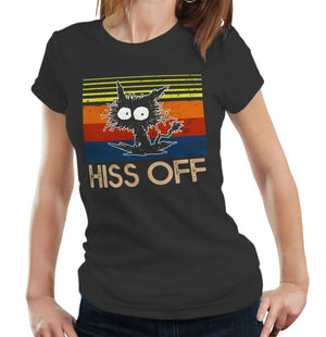 Hiss Off Tshirt Fitted Ladies