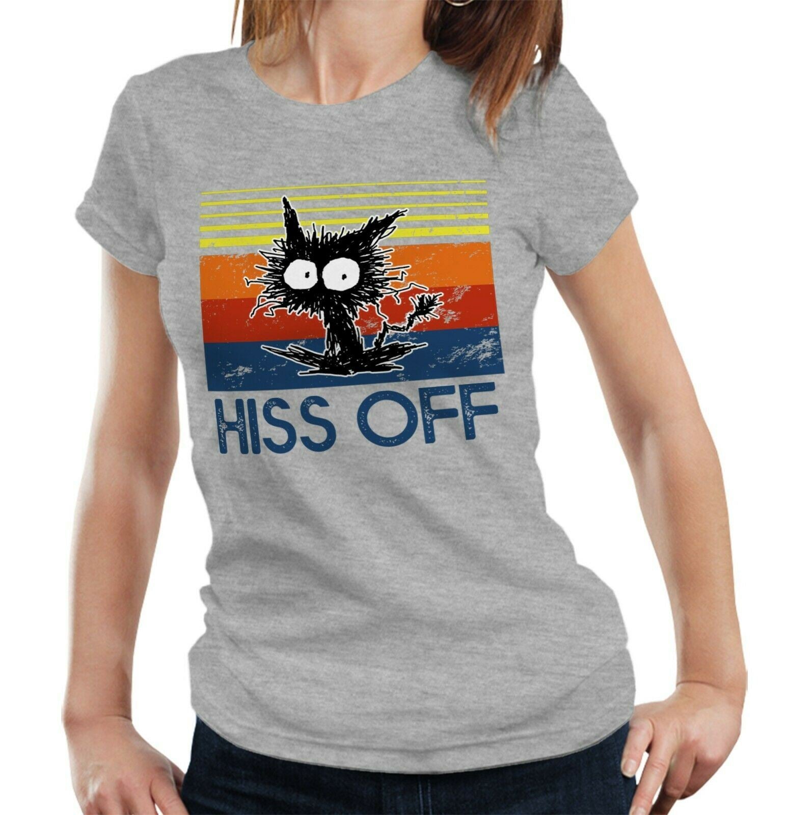 Hiss Off Tshirt Fitted Ladies