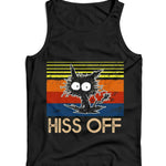 Hiss Off Ladies Fitted Vest Tank Top