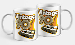 Vintage 90's Cassette Tape Mug