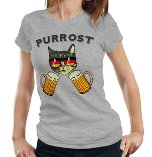 Purrost Tshirt Fitted Ladies