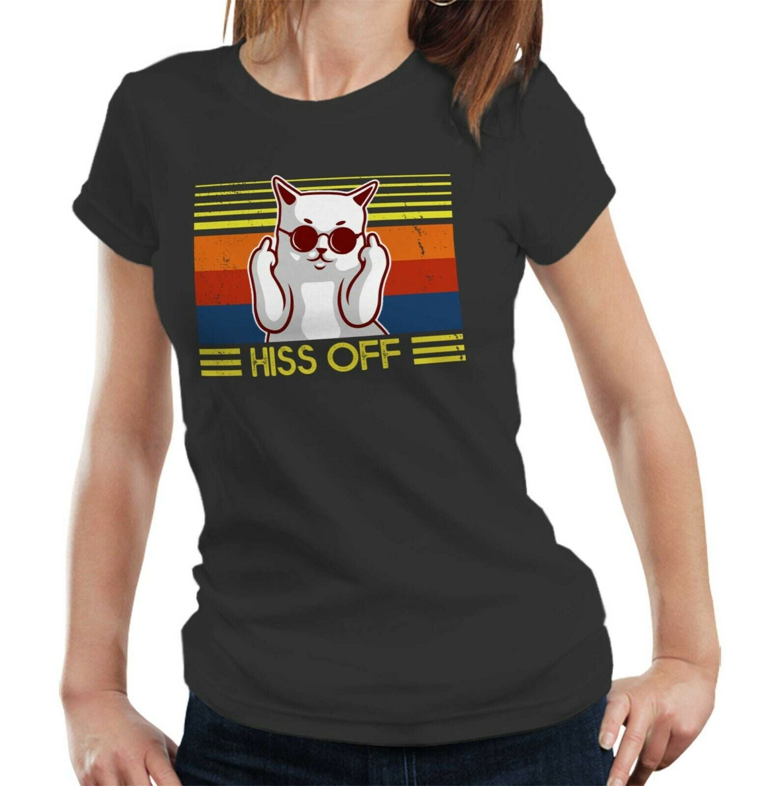 Hiss Off Tshirt 2 Fitted Ladies