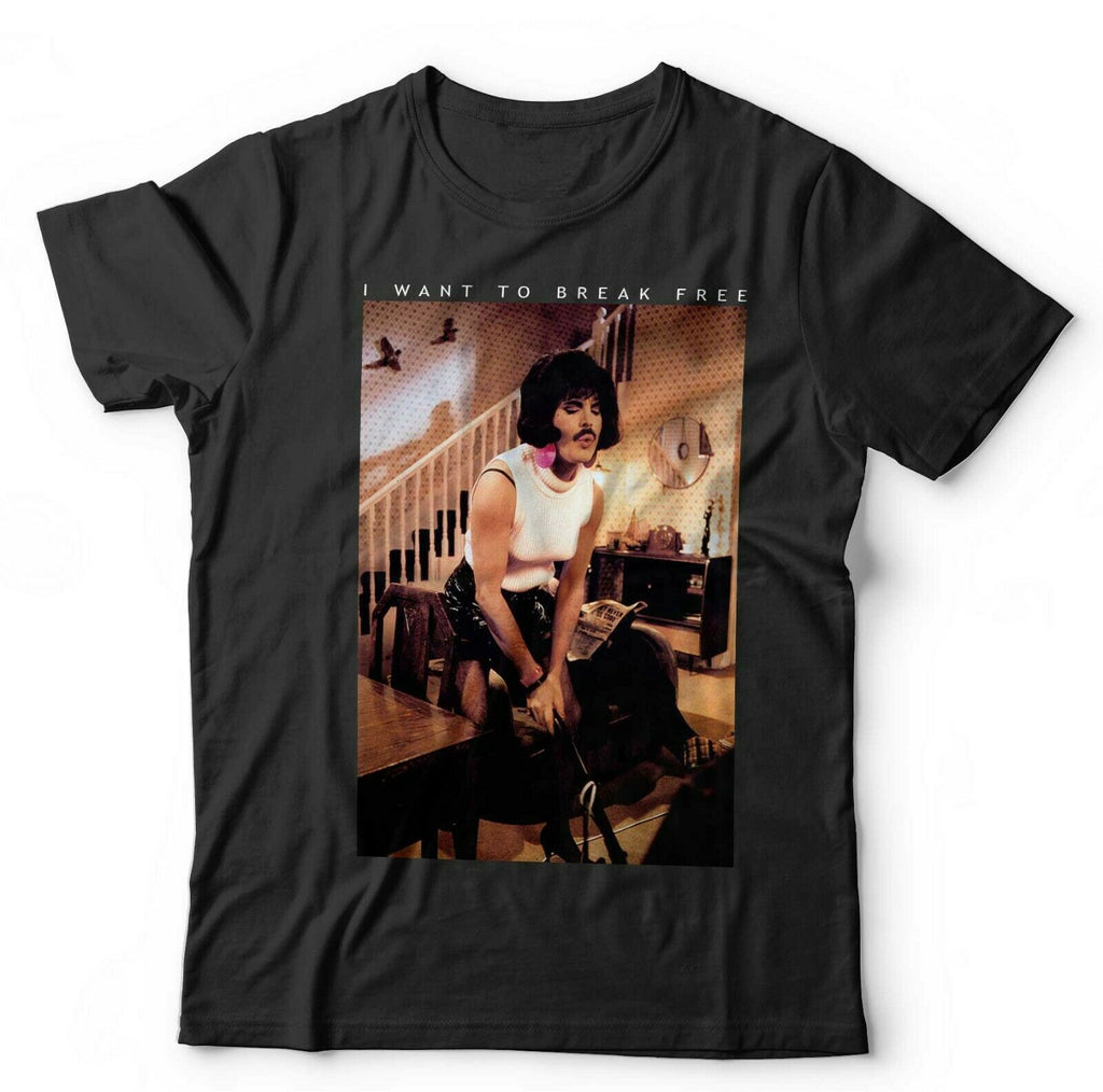 I Want to Break Free Freddie Mercury Photo Tshirt Unisex