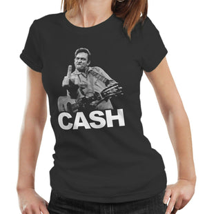 Johnny Cash Tshirt Fitted Ladies