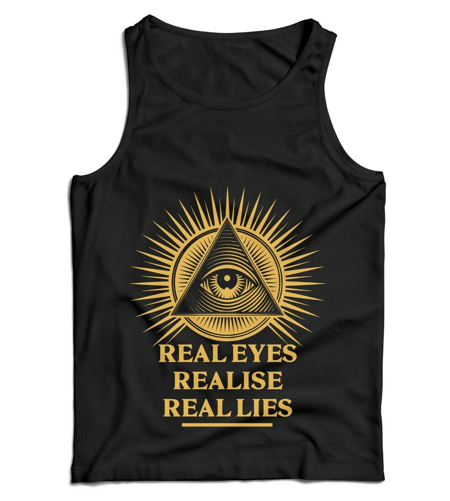 Real Eyes Realise Real Lies Ladies Vest Tank Top