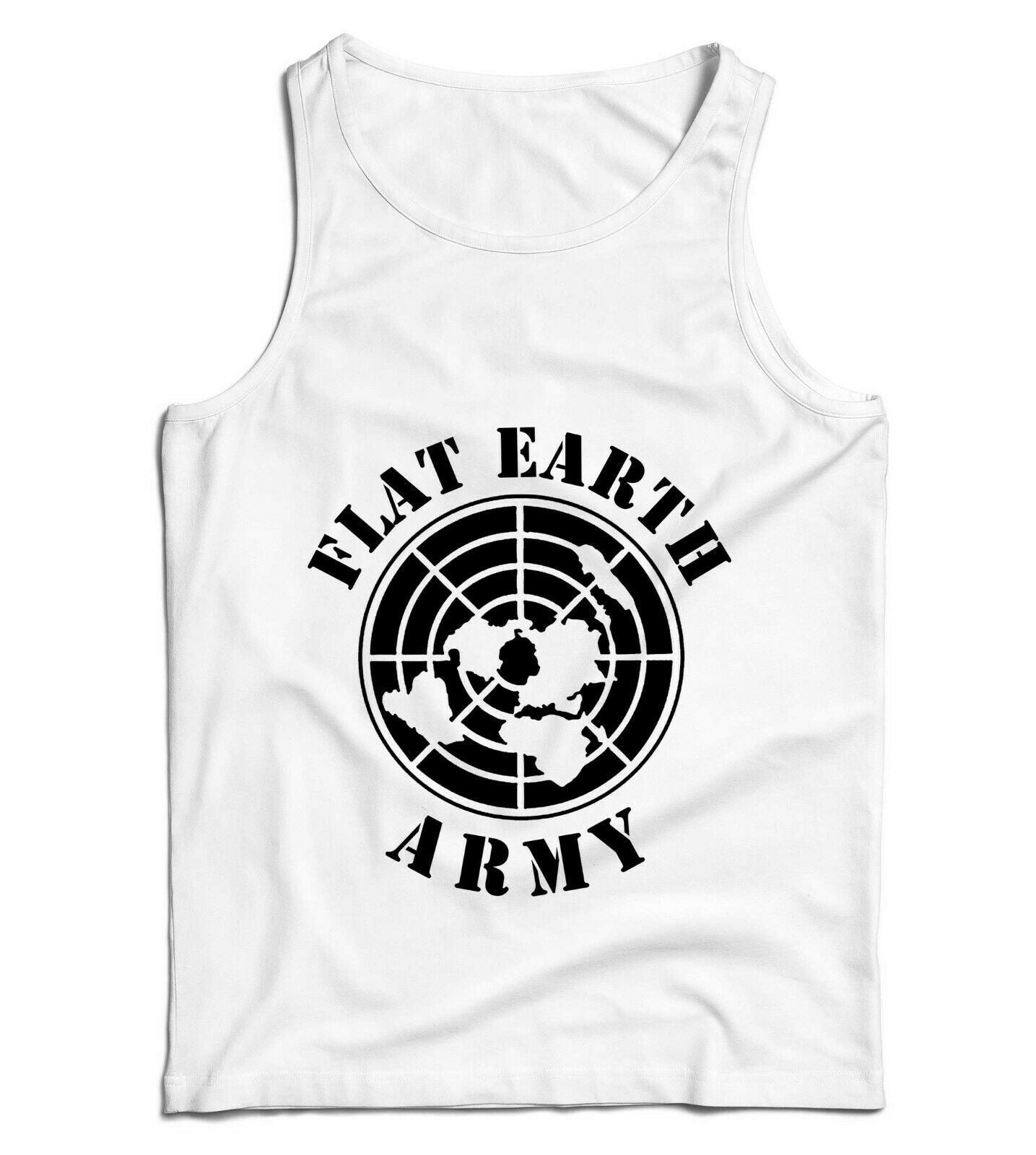 Flat Earth Army Ladies Vest Tank Top