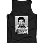 Pablo Escobar Mug Shot Ladies Vest Tank Top