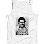 Pablo Escobar Mug Shot Ladies Vest Tank Top