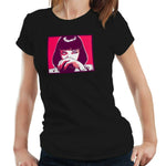 Pulp Fiction Pop Art Tshirt Fitted Ladies