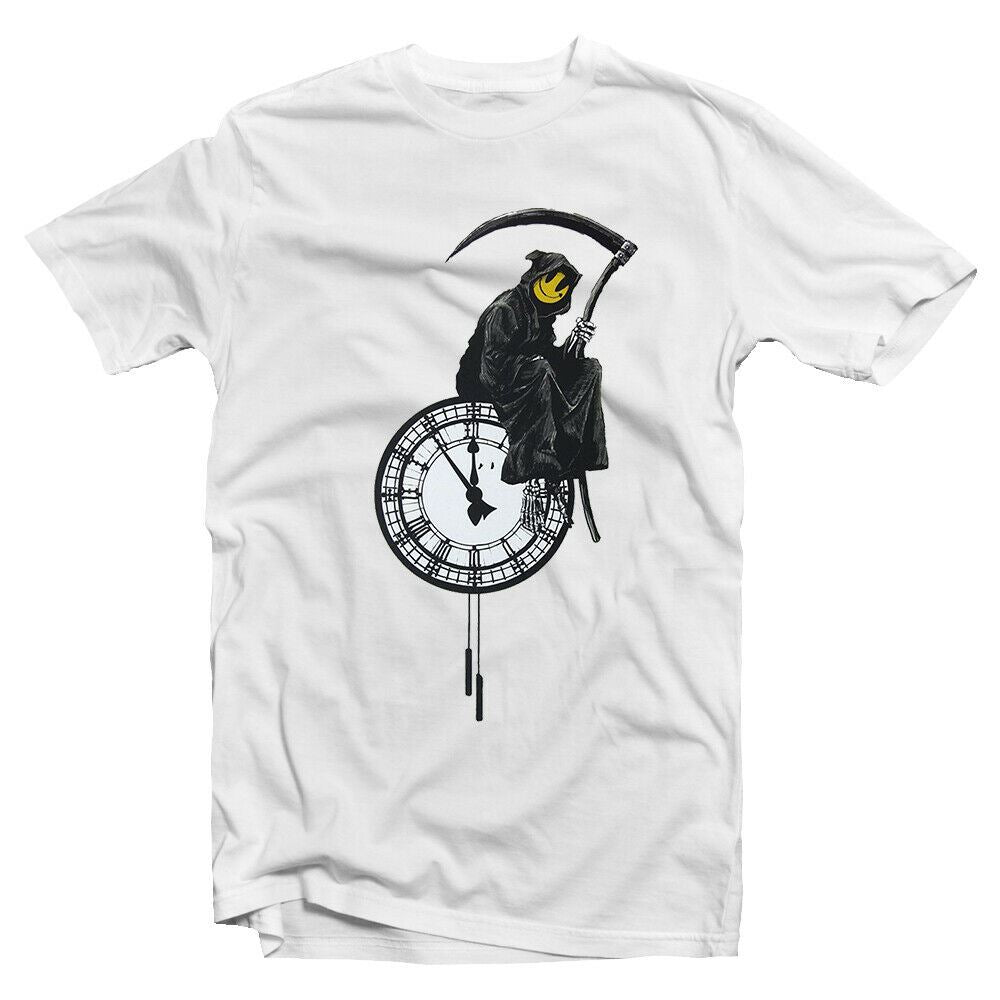 Banksy Grim Reaper Tshirt Unisex & Kids