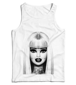 Barbie Pierced Ladies Vest Tank Top