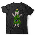 Christmas Cat Tree Tshirt Unisex & Kids