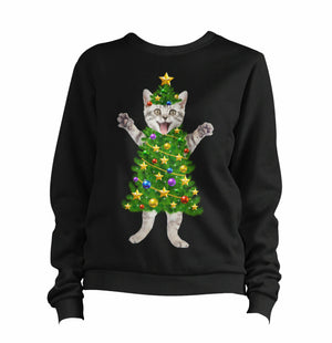 Christmas Cat Tree Sweatshirt