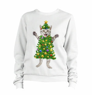 Christmas Cat Tree Sweatshirt