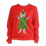 Christmas Cat Tree Sweatshirt