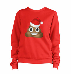 Christmas Emoji Poo Sweatshirt