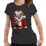 Christmas Pennywise Tshirt Fitted Ladies