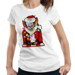 Christmas Pennywise Tshirt Fitted Ladies