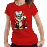 Christmas Pennywise Tshirt Fitted Ladies