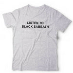 Listen To Black Sabbath Tshirt Unisex & Kids