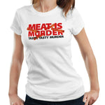 Meat Is Murder, Tasty Murder Tshirt Fitted Ladies