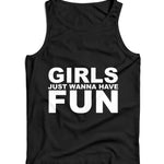 Girls Just Wanna Have Fun Ladies Vest Tank Top