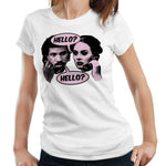 Hello Lionel & Adele Tshirt Fitted Ladies