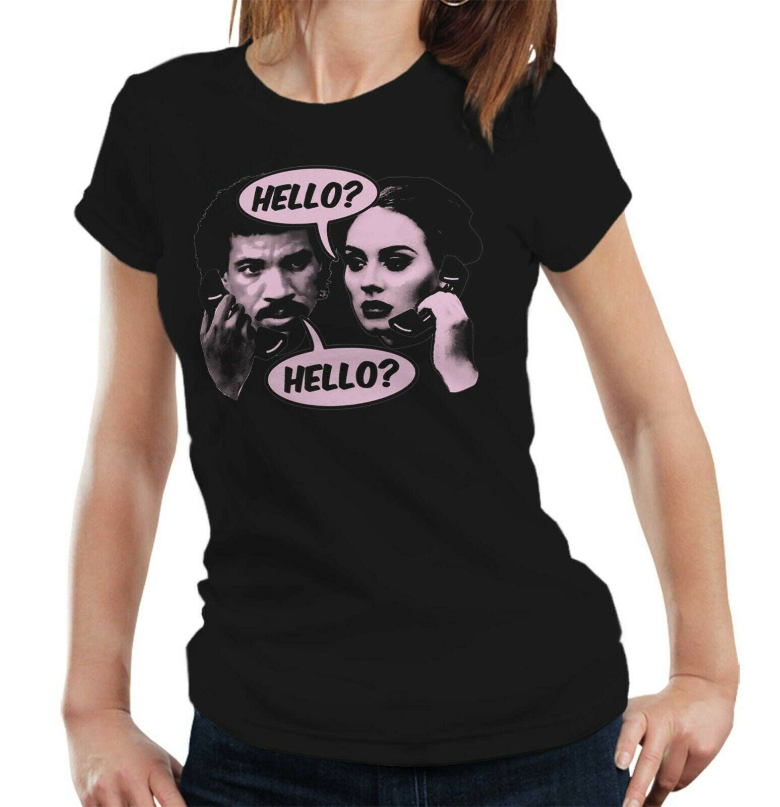 Hello Lionel & Adele Tshirt Fitted Ladies