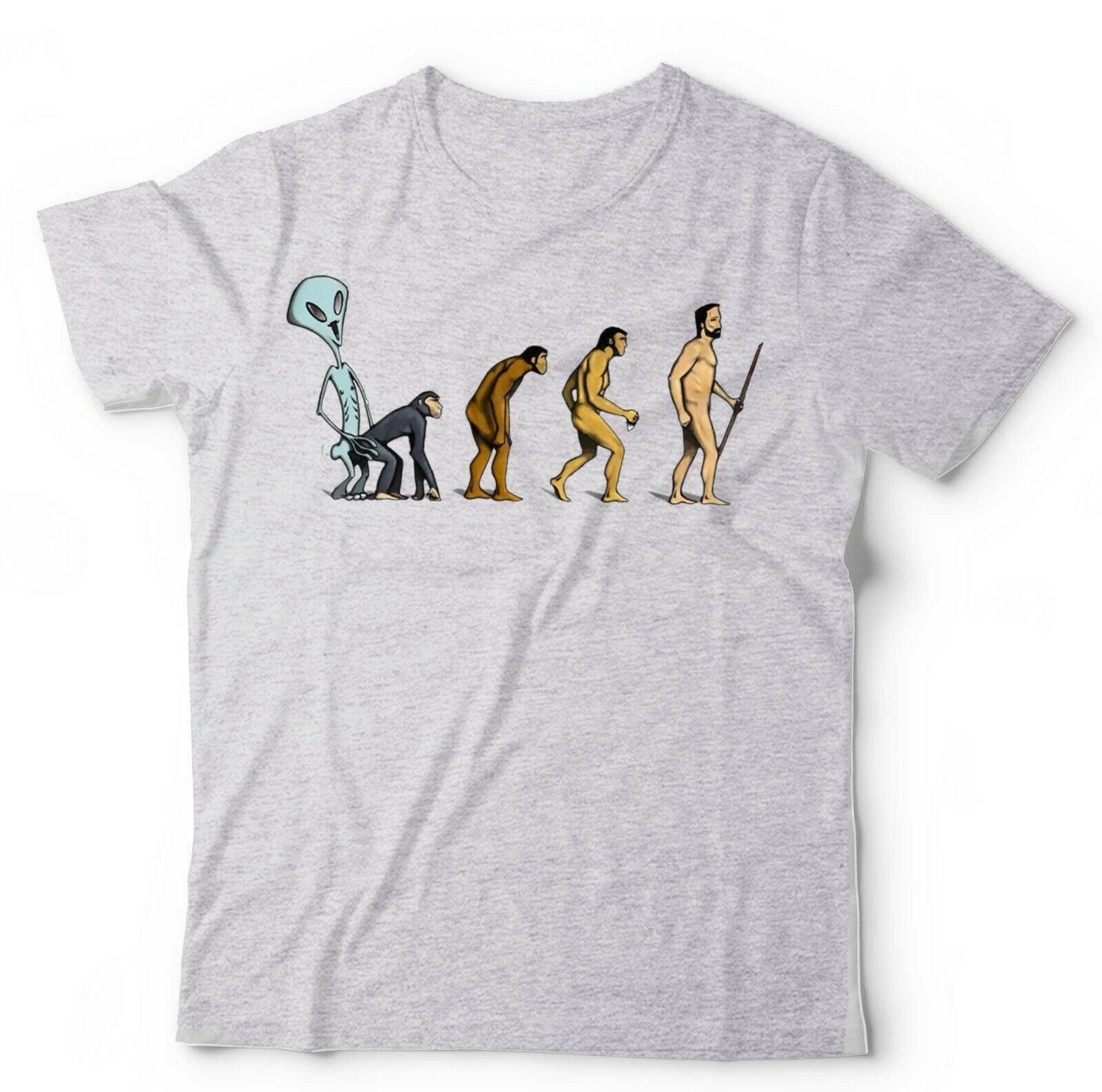 Alien Evolution Of Man Tshirt Unisex