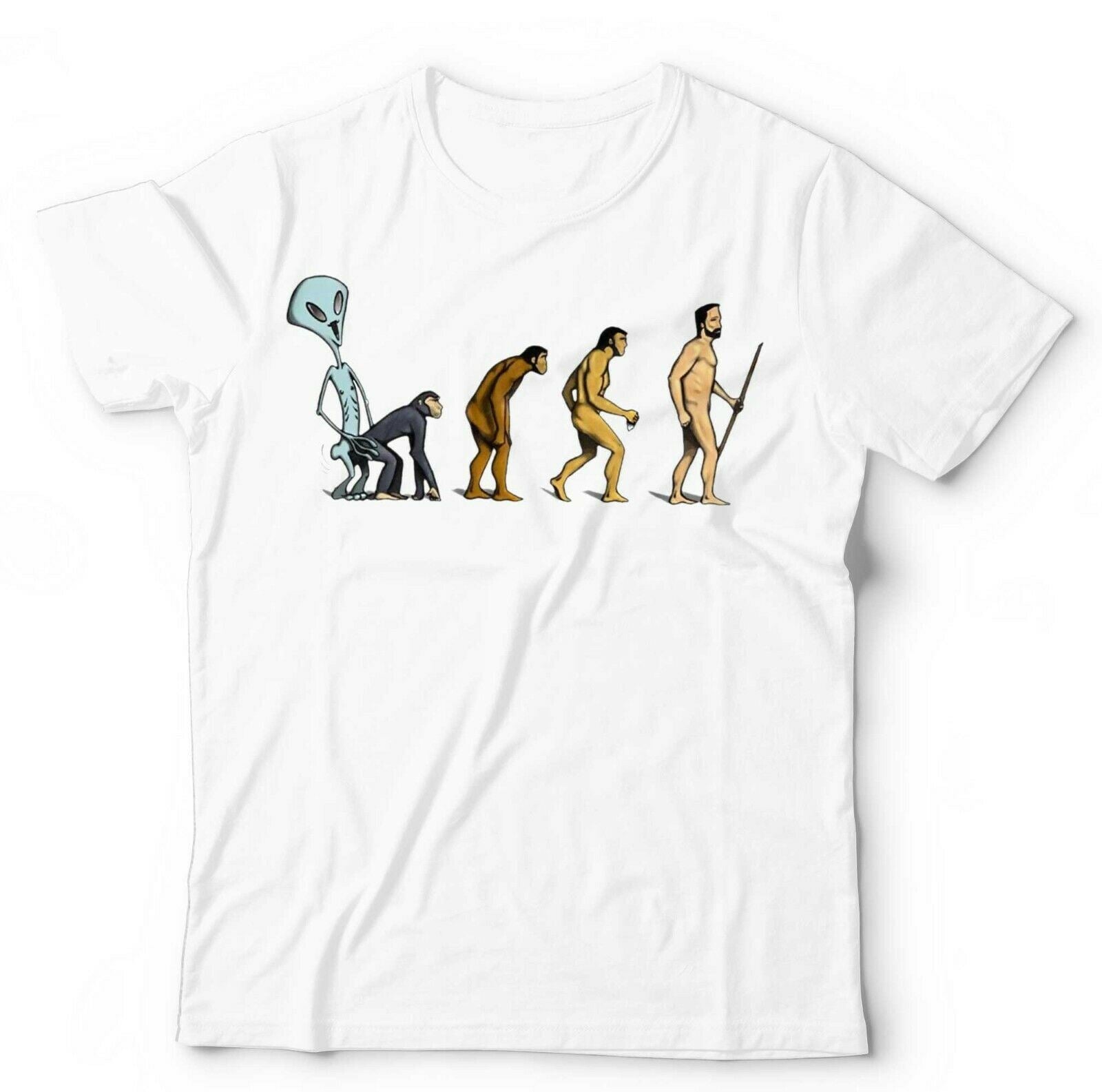 Alien Evolution Of Man Tshirt Unisex