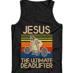 Jesus The Ultimate Deadlifter Ladies Vest Tank Top