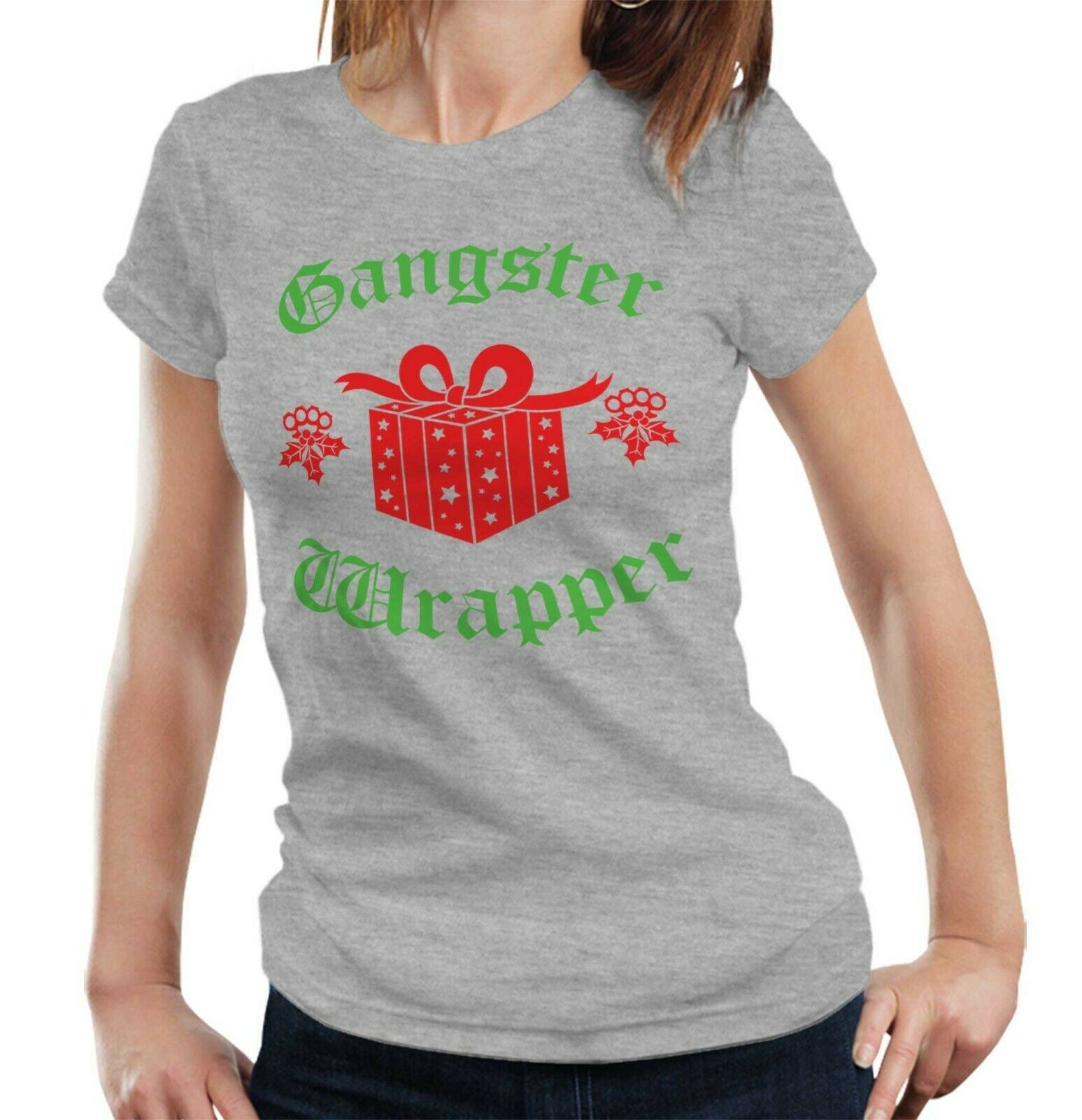 Gangster Wrapper Tshirt Fitted Ladies